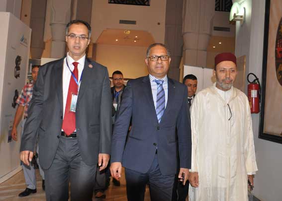Dr Jarrar en compagnie de Mr le wali et Mr le maire de Marrakech